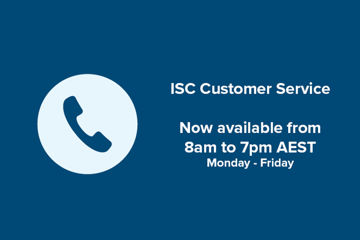 ISC Customer Service hours extended