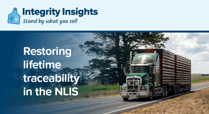 Restoring lifetime traceability in the NLIS