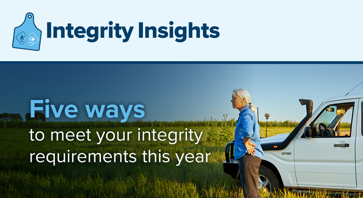 Five ways to meet your integrity requirements this year