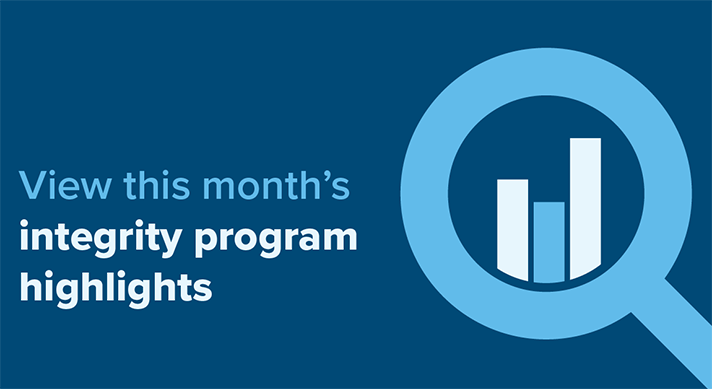 Integrity program highlights