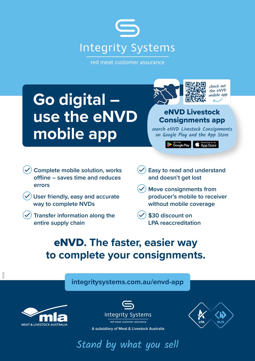 Go digital - use the eNVD mobile app