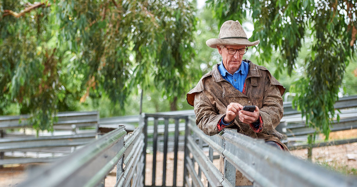 Stan Moore using the eNVD on his mobile phone