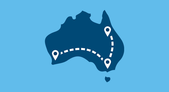 Image of Australia to illustrate traceability