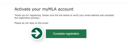 You will receive an email to complete your registration. Click ‘Complete registration’